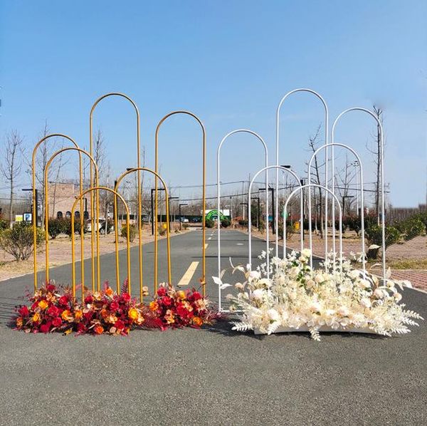 

6pcs wedding party birthday baby shower backdrops arch decoration grandevent stage iron rack archway props fame billboard adverti6439013