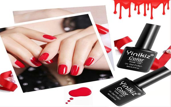 

8mlbottle color coat nail gel polish soakoff resin uv led gel vermilion series red wine3124803, Red;pink