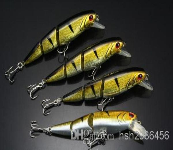

whole lot20 fishing lures jointed crankbaits hook bass 155g105cm8347189