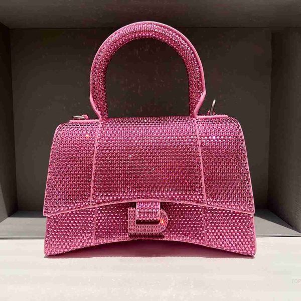

man inlaid diamond tote bags womens hobo hourglass sunset clutch shoulder cross body bag handbag luxury genuine leather pochette designer si