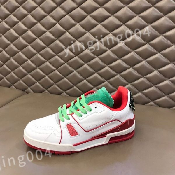 

2023 new thick soled casual shoes women travel leather lace-up sneaker cowhide fashion lady designer running trainers men sneakers size 39-4, Black