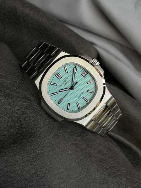 

patek watch for men superclone nautilus watches 5711 5168 34g4 high-quality mechanical movement 8.3mm original thickness montre patek uhr wi, Slivery;golden