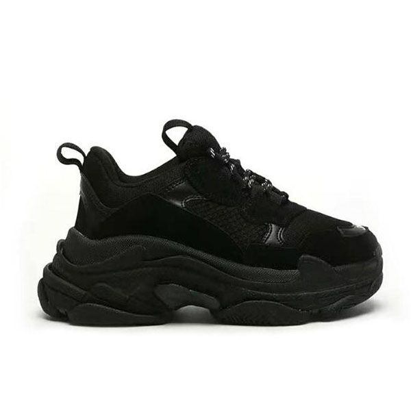 

shoes casual and sneakers luxury designer man thick white black net nylon leather ladies casual sneaker size 35-46
