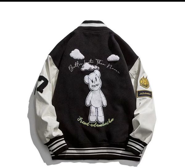

men s jackets american baseball uniform men s spring and autumn flight jacket couple japanese brand 230814, Black;brown