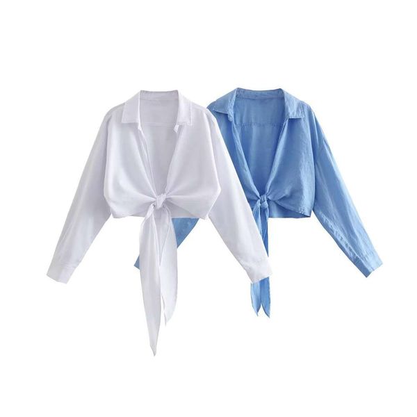 

womens clothing flax long sleeve short shirt, White