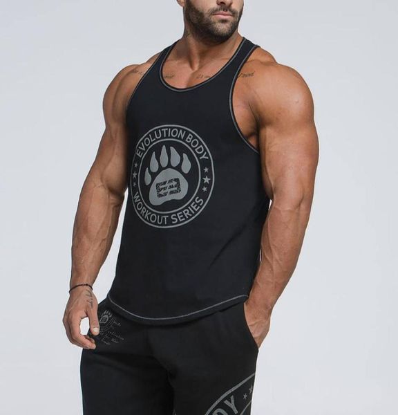

men039s tank mens t shirt vest sport short training breathable elastic casual muscle man sleeveless oneck gym fitness tee7462236, White;black
