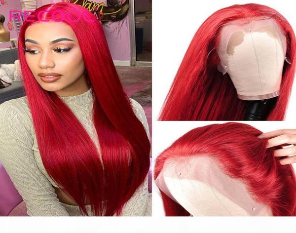 

99j burgundy lace front wig red hd transparent lace front human hair wigs 13x6 brazilian straight colored human hair wigs recool3450860, Black;brown