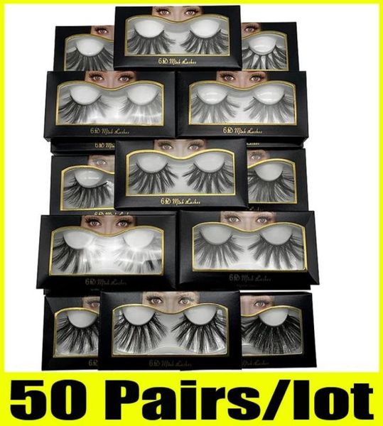 

50 pairs 25mm lashes whole 25 mm false eyelashes thick strip 25mm 3d mink lashes makeup dramatic long mink lashes 6d225322116