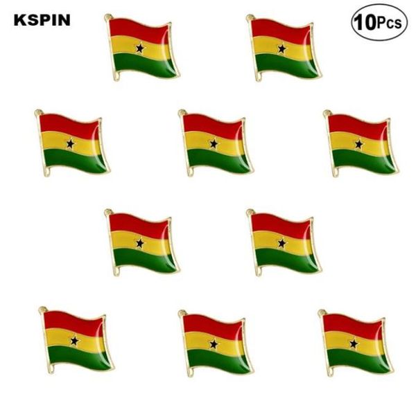 

ghana flag lapel pin flag badge brooch pins badges 10pcs a lot9480323, Gray