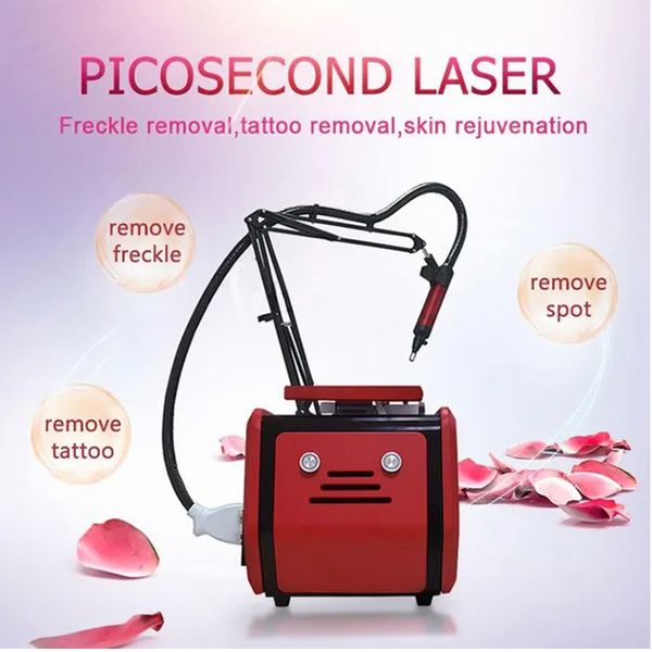 

portable picosecond nd yag laser professional tattoo removal machine pigment removal skin whitening instrument, Black