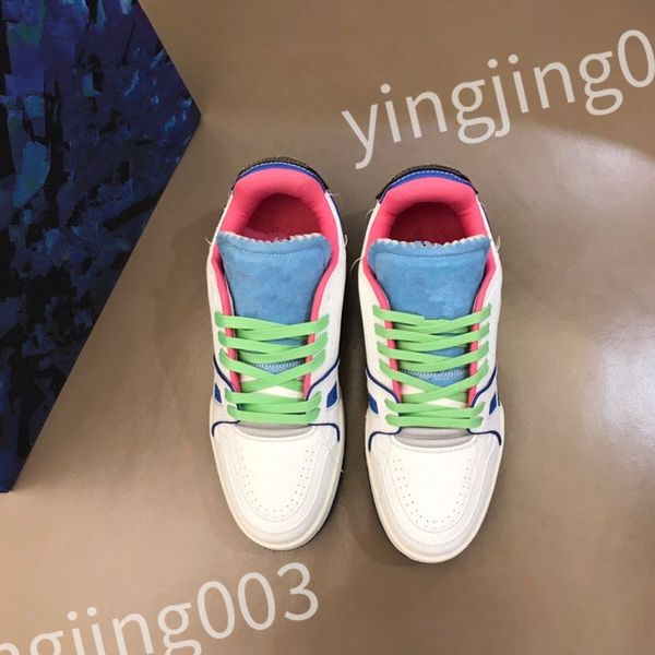 

luxurys designer womens casual outdoor running shoes reflective sneakers vintage leather womens and men trainers fashion derma casual shoes, Black