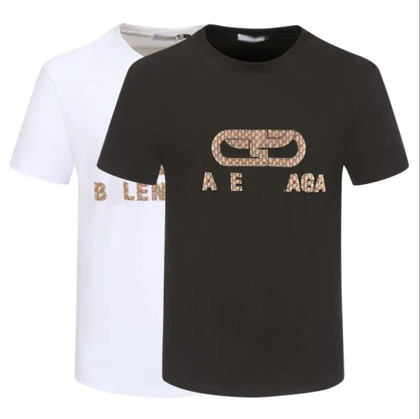 

designer of luxury t-shirt brand t shirt clothing spray letter short sleeve spring summer tide men and women tee new2022#605, White;black