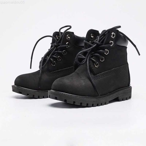 

athletic outdoor 2022 designer ankle platform kids leather shoes land boots winter boot for cowboy yellow red blue black pink hiking work mo