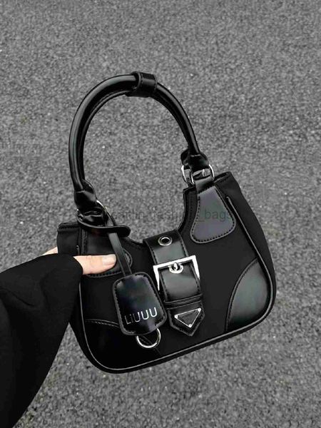 

shoulder bags xiaozhongfeng leisure spicy girl motorcycle underarm bag 2023 women's new fashion cool versatile one shoulder handheld ca