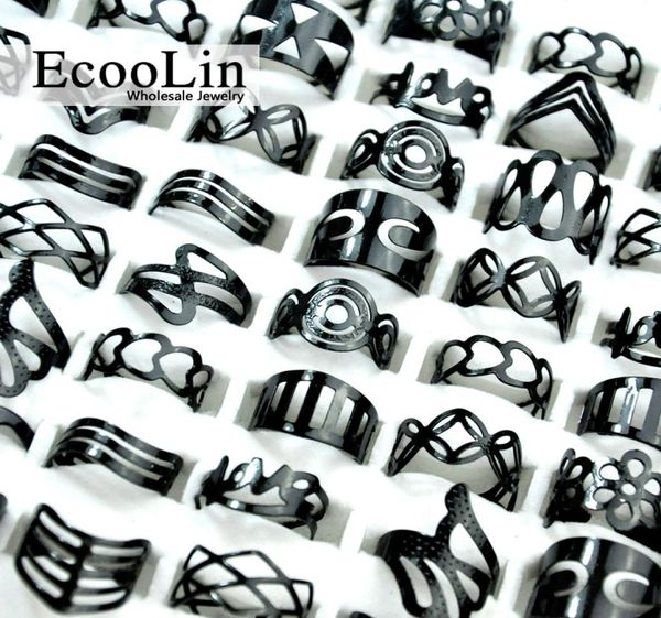 

ecoolin jewelry vintage black zinc alloy gypsy adjustable finger tattoo rings toe ring lots for women men bulk jewelry lots mix st7827326, Silver
