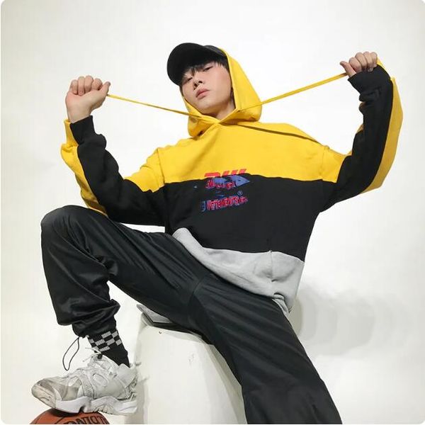 

hoodies women men clothing vintage streetwear high quality, Black;brown