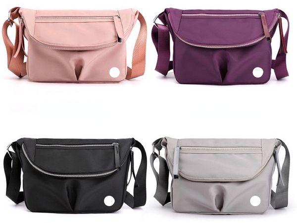 

lu crossbody bags outdoor sport yoga waist bag ll women adjustable strap zipper cross body camera bag messenger capacity 5l