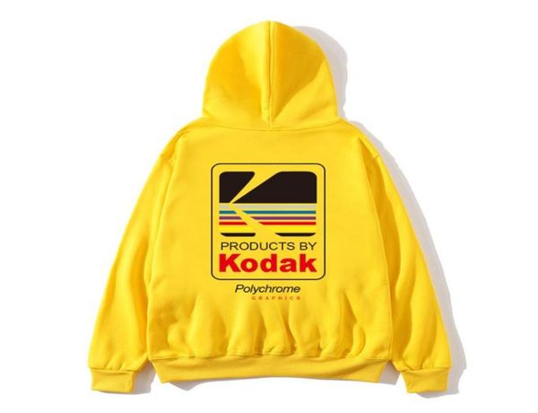 

women men hoodie fashion cool street pull mens sweatshirt hip hop kodak hoodie men long sleeve sweatshirt294l1304901, Black