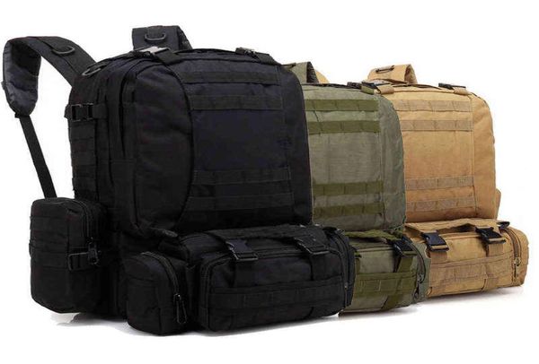 

outdoor bags tactical gear camouflage military backpack hunting backpack 50l large capacity travel backpack outdoor hiking shoulde2073783