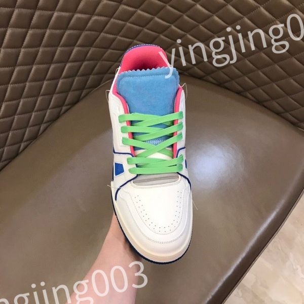 

new luxurys designer womens casual outdoor running shoes reflective sneakers vintage leather womens and men trainers fashion derma casual sh, Black