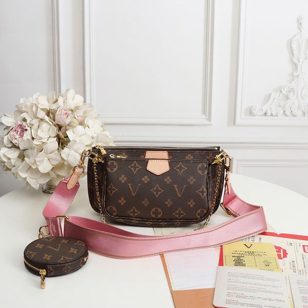 

classic presbyopia pattern designer crossbody bag wide shoulder strap leather bag for women