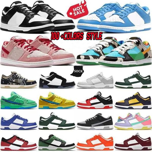 

panda low designer shoes running shoes basketball sneakers white black grey fog triple pinkfoam vintage valentine's day easter men wome