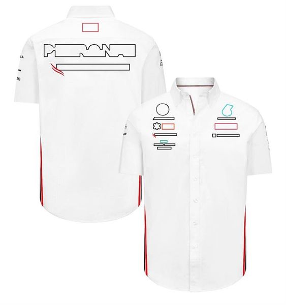 

2023 f1 team racing clothes men's short sleeve racing shirt summer plus size shirt