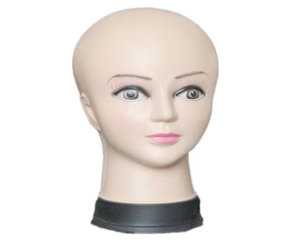 

women039s mannequin head hat display wig torso pvc training femal head model5288391, White