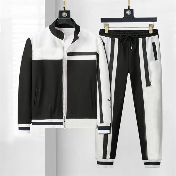 

mens designers tracksuits velvet casual sportswear jogger sportswear casual sweatershirts sweatpants streetwear pullover sports suits-c88, Gray