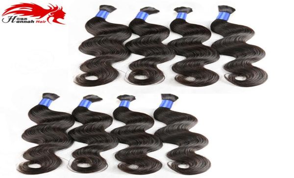 

human hair for micro braids bulk hair no weft brazilian natural black body wave human bulk hair extensions7300244