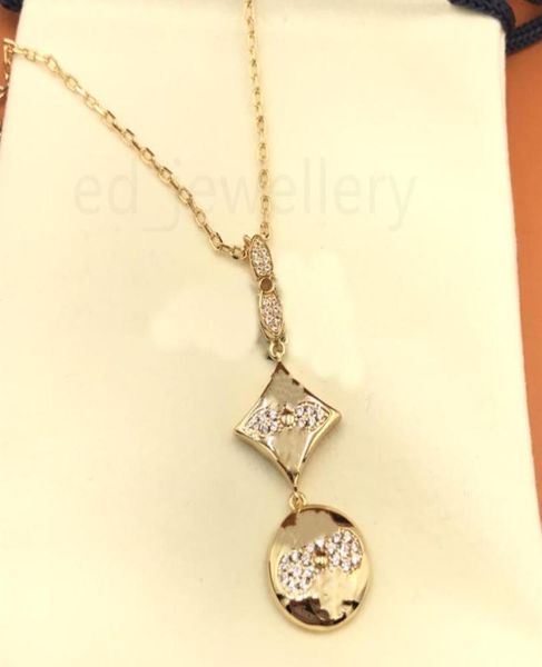 

2022 chain mens women love necklaces fashion bracelets necklace titanium steel engraved flower colored enamel diamond 18k plated g9851536, Silver