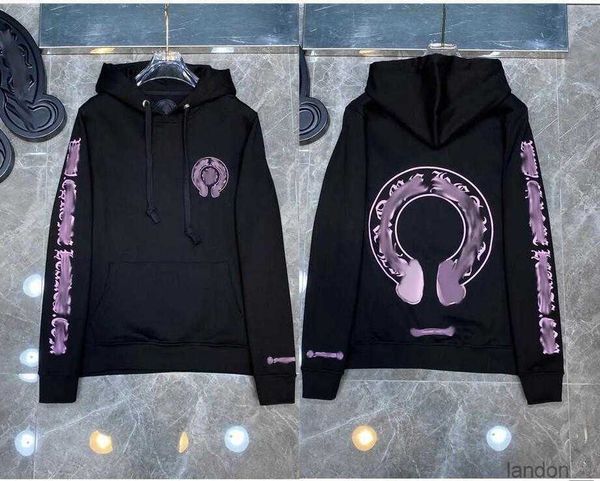 

designer hearts hoodies chrome mens hoody clothing womens heart hoodies hooded ch cross flower arm front printed horseshoe pocket zipper jac, Black