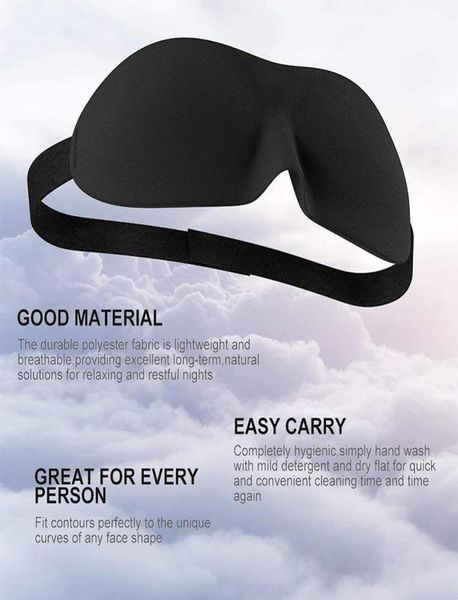 

sleep mask natural sleeping eye mask eyeshade cover shade eye patch women men soft portable blindfold travel eyepatch2988481