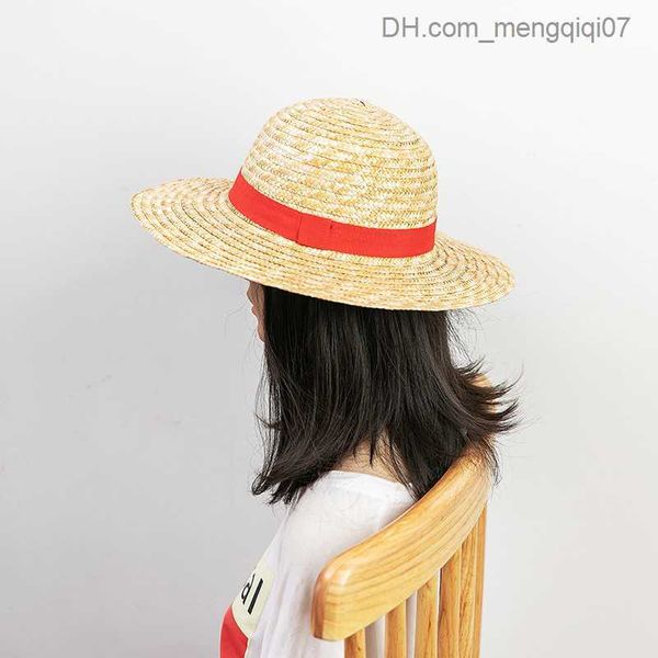 

caps hats 31cm luffy hat straw hat performance animation role-playing accessories hat summer sun hat yellow straw hat for women and men z230