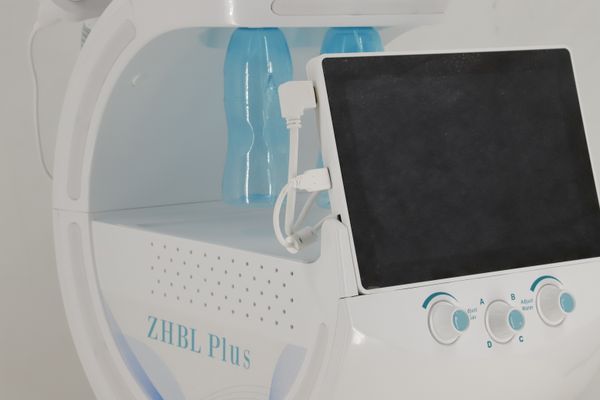 

selling skin analysis 7 in 1 hydra dermabrasion hydrafacail skin care beauty equipment, Black;white