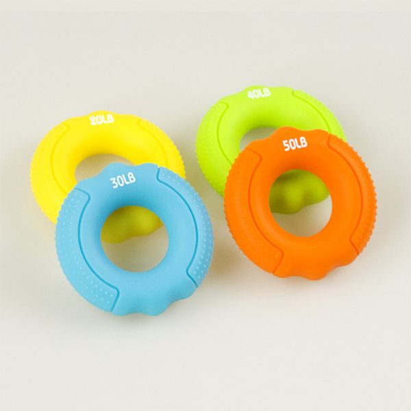 

finger mark grip power circle grip force device tire rubber ring practice hand strength flexible trainer grip force circle finger silicone