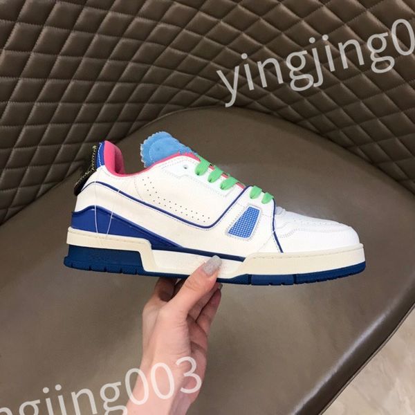 

new luxurys designer womens casual outdoor running shoes reflective sneakers vintage leather womens and men trainers fashion derma casual sh, Black