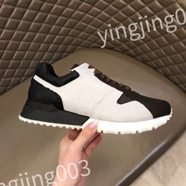 

luxurys designer shoes sports shoes men retro casual shoes leather multi-color and versatile sports shoes thick soles lace up rd0907, Black