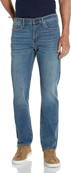 

essentials men's straight-fit stretch jean, Blue
