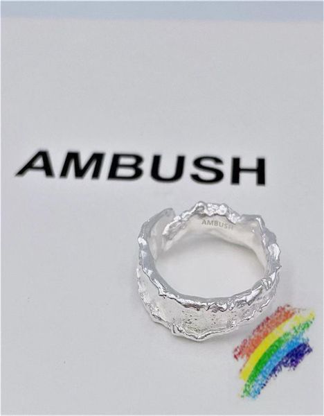 

irregular sterling men women ring streetwear cuff0123456576521, White