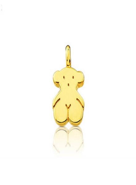 

andy jewel bear jewelry 925 sterling silver pendants gold sweet dolls pendant bear motif fits european style gift 51590207708142578