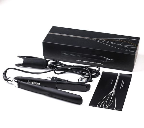 

9hd platinum professional hair straightener euuk plug with retail box dhl fast ship in stock1112076, Black