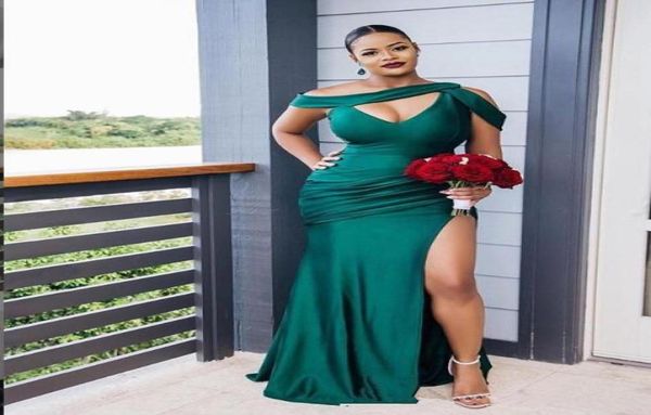 

new style neckline bridesmaid dresses ruched long side split wedding guest dress maid of honor dress bride6999818, White;pink