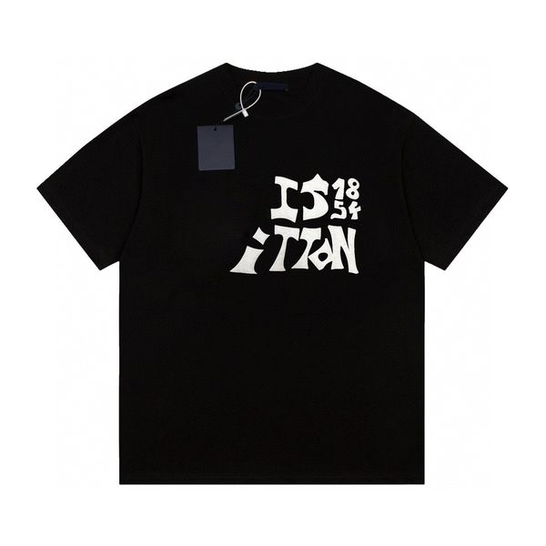

men's plus tees & polos round neck embroidered and printed polar style summer wear with street pure cotton t-shirts 637, Black