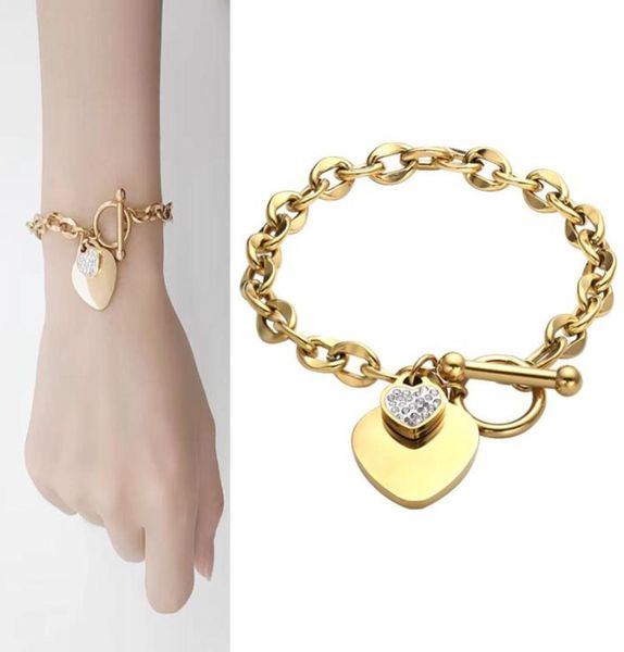 

european and american -bracelet for women border bangles supply love stainless steel jewelry personality bracelet popular titanium steel gif, Black