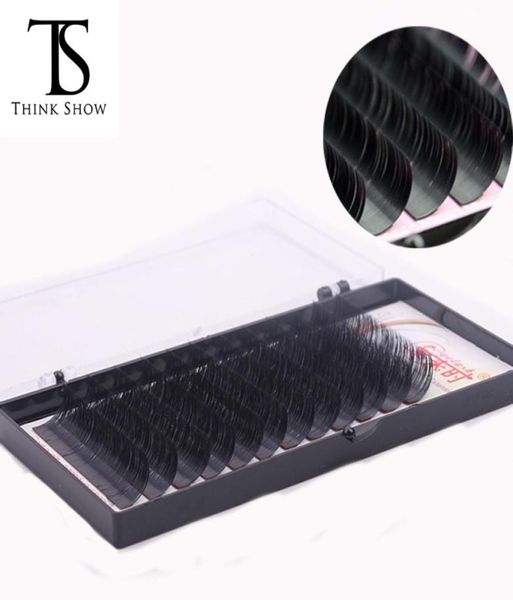 

thinkshow 3d russia volume korea silk individual lash eyelash extension handmade natural long individual mink lashes false lash4547041