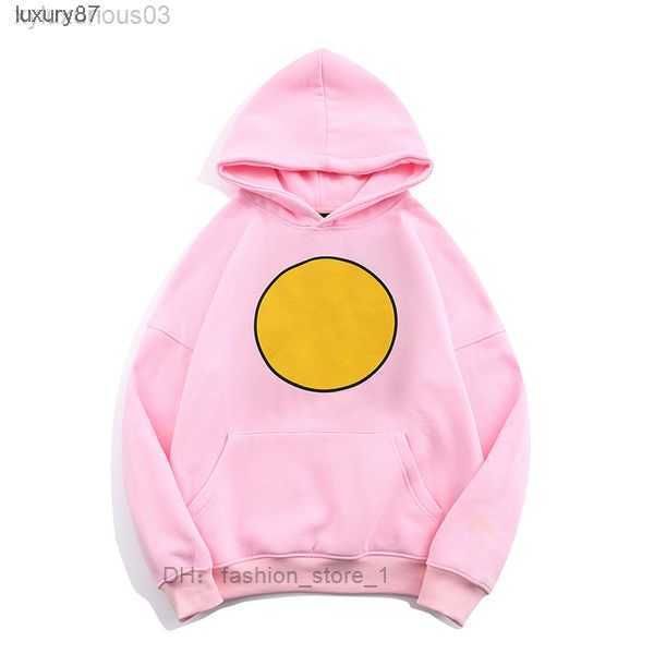 

men's sweatshirts 5a quality draw hoodie winter cotton liner smile face simple men causal plain drews o-neck hoody soft streetwear youn, Black