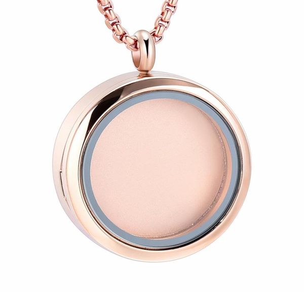 

ijd7765 glass cremation jewelry for ashes of loved one engravable stainless steel keepskae memorial urn pendant for women men neck4108012, Silver