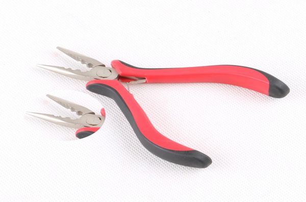 

black red color hair extension pliers with 3 holes for micro ringshair extension pliers9601368
