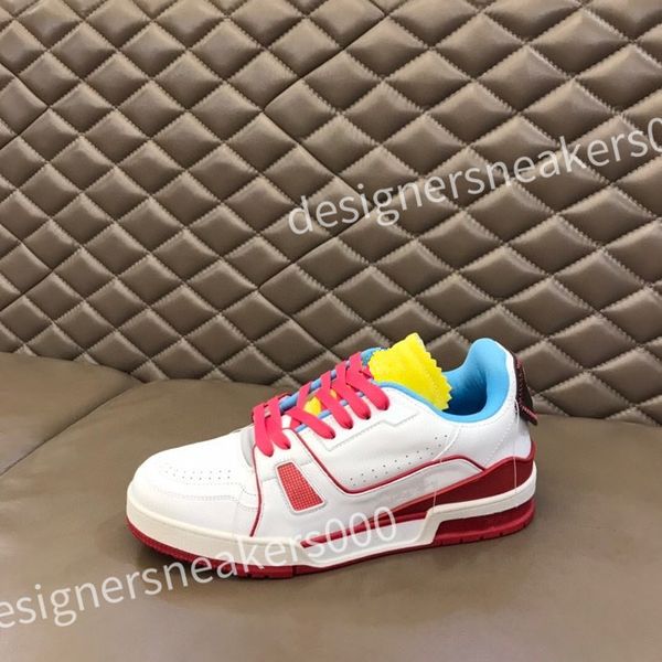 

2023 new luxury versatile thick sole elevated shoes small white shoes black designer sole leather casual sports couple shoes sizes 39-44 rd1